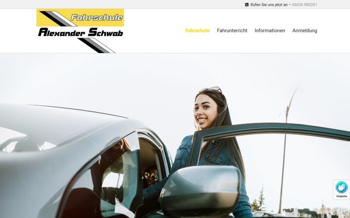 Screenshot of fahrschule-schwab.de