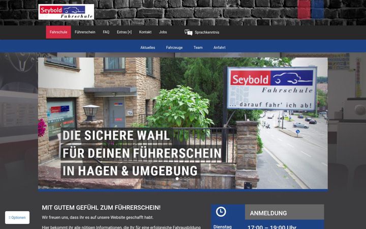 Screenshot of fahrschule-seybold.de