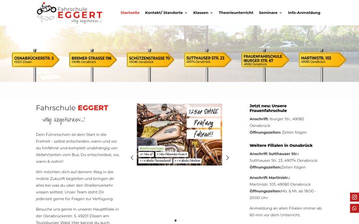 Screenshot of fahrschule-st-eggert.de