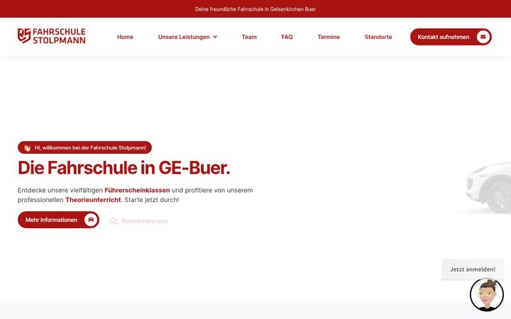 Screenshot of fahrschule-stolpmann.de