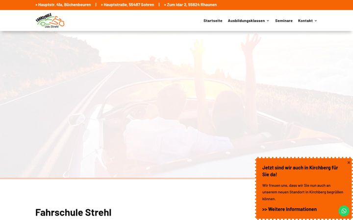 Skjermbilde av fahrschule-strehl.de