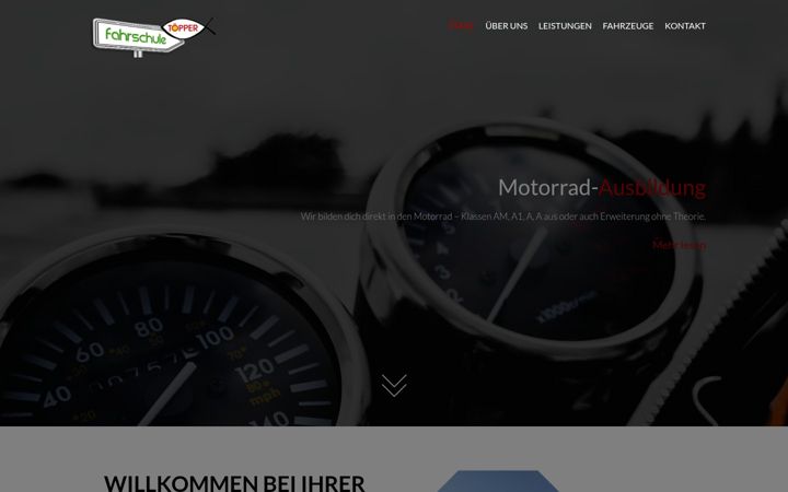 Screenshot of fahrschule-toepper.de