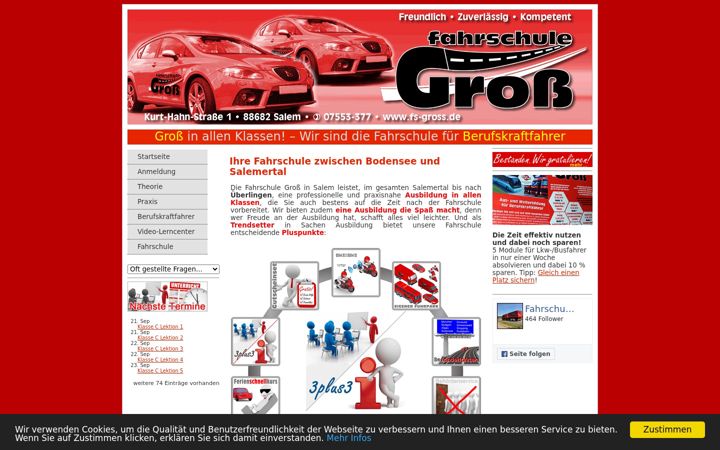 Screenshot of fahrschule-ueberlingen.de