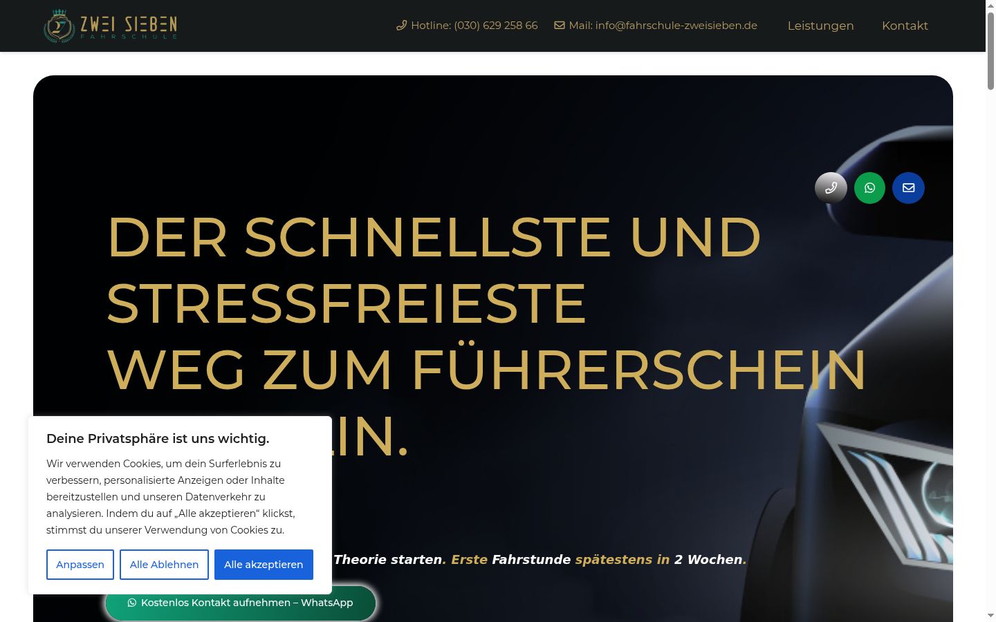 Screenshot tal-banner tal-kunsens muri qabel kwalunkwe interazzjoni