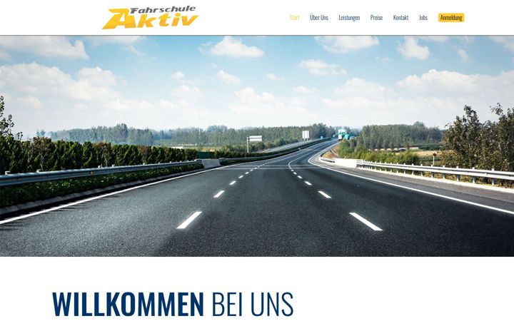 Screenshot of fahrschuleaktiv.de