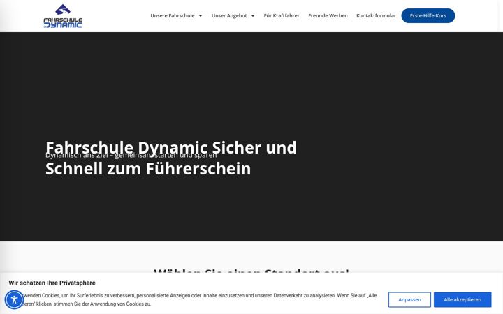 Screenshot of fahrschuledynamic.de
