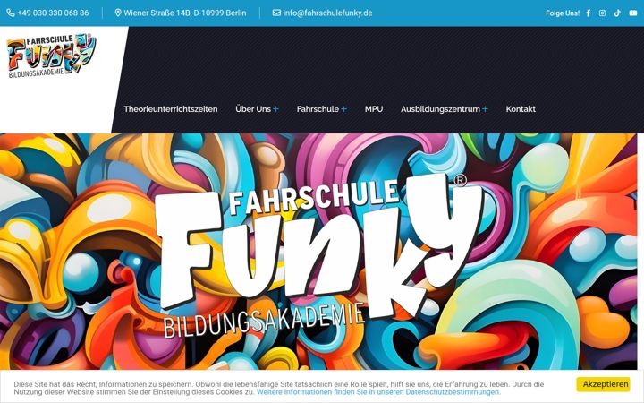 Screenshot of fahrschulefunky.de