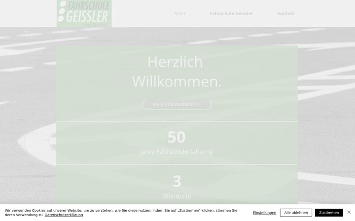 Snimka zaslona za fahrschulegeissler.de