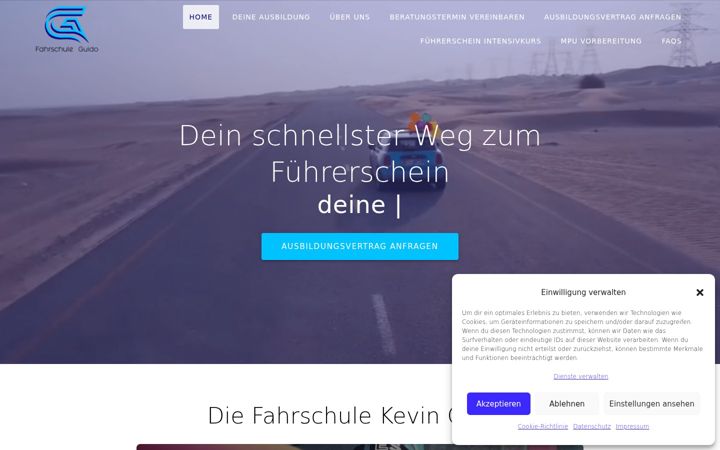 Screenshot of fahrschuleguido.de