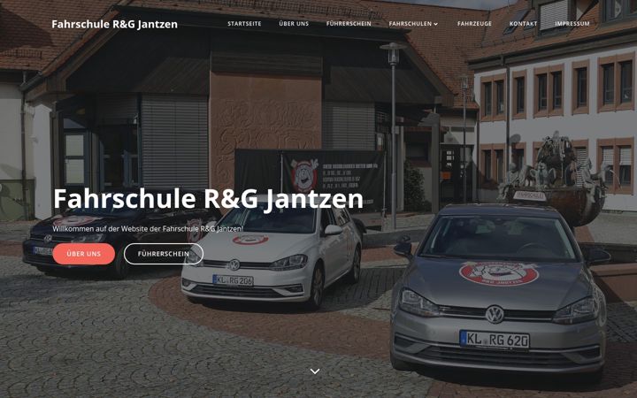 Screenshot of fahrschulejantzen.com