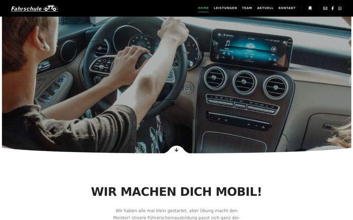 Screenshot ta' fahrschuleotto.net