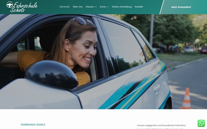 Zrzut ekranu fahrschulescholz.com