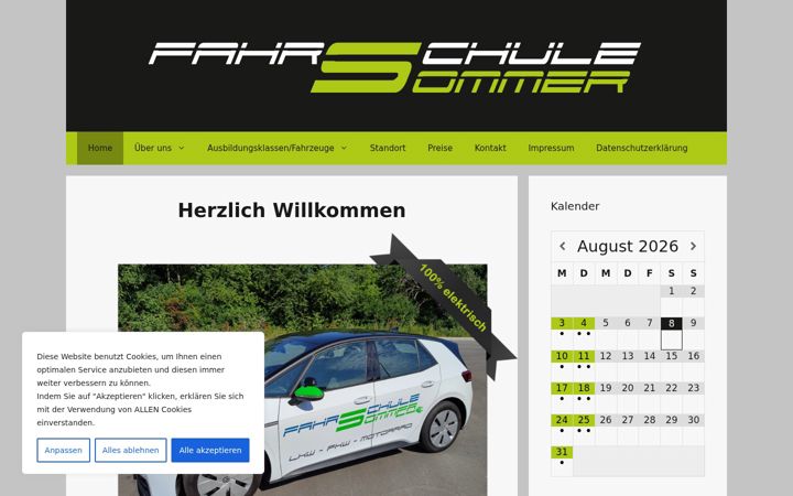 Screenshot of fahrschulesommer.de