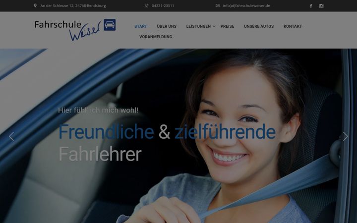 Screenshot of fahrschuleweiser.de