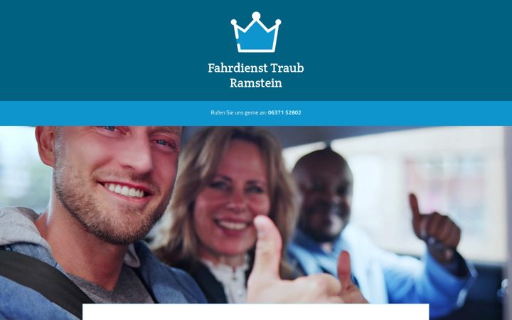 Screenshot of fahrservice-traub.de
