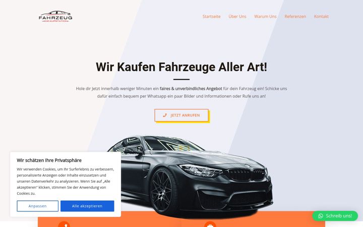 Screenshot of fahrzeug-ankaufstation.de