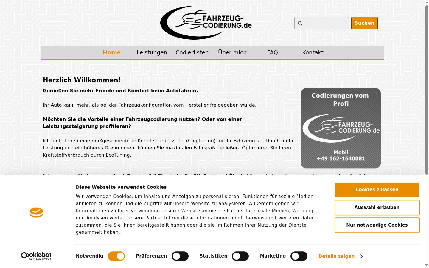 Screenshot tal-banner tal-kunsens muri qabel kwalunkwe interazzjoni