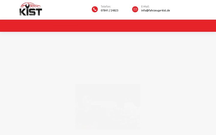 Screenshot of fahrzeuge-kist.de