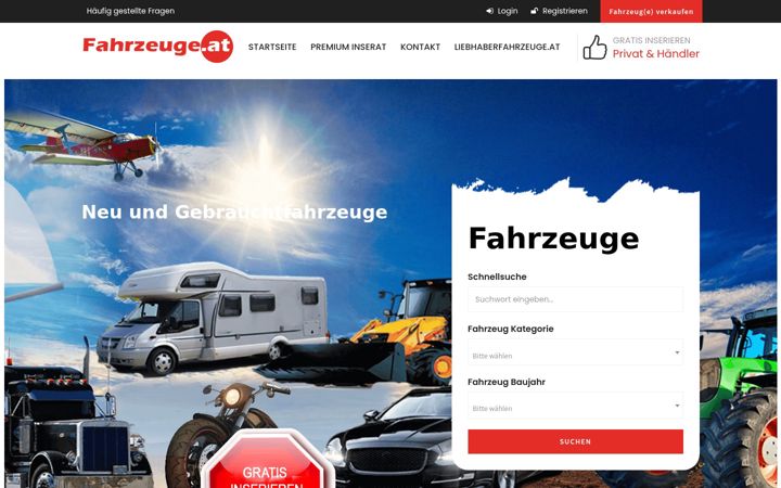 Screenshot of fahrzeuge.at