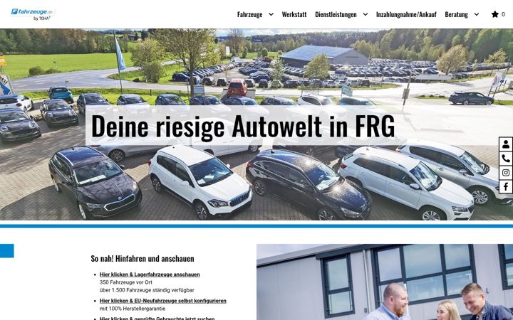 Screenshot of fahrzeuge.de