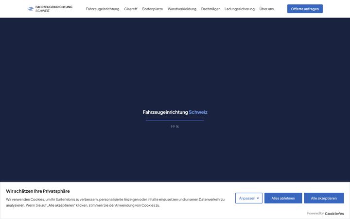 Screenshot of fahrzeugeinrichtungschweiz.ch