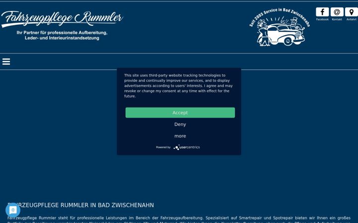 Screenshot of fahrzeugpflege-rummler.de