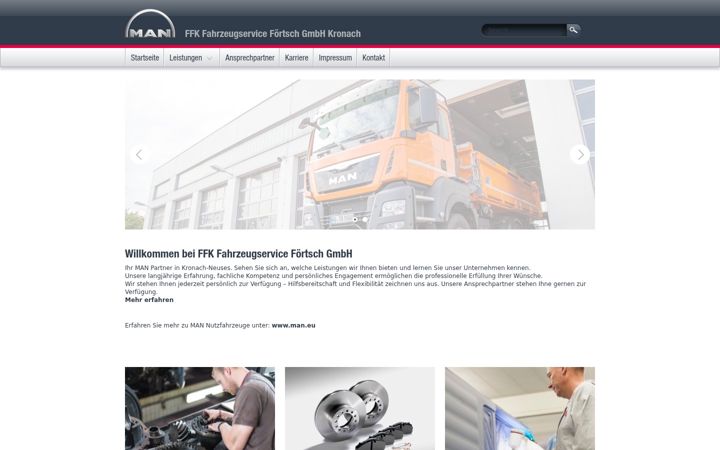 Екранна снимка на fahrzeugservice-foertsch.de