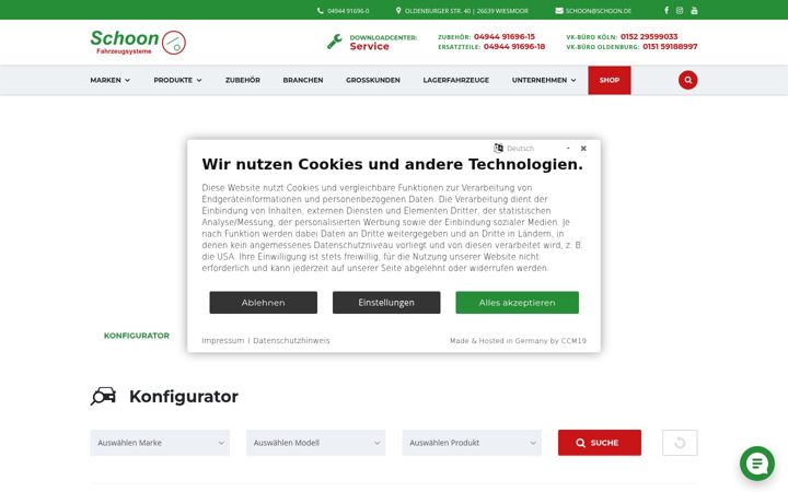 Screenshot of fahrzeugsysteme.de