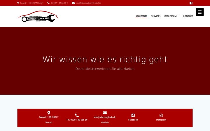 Screenshot von fahrzeugtechnik-ebel.de