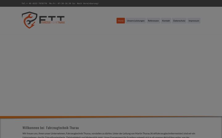 Screenshot of fahrzeugtechnik-thurau.de
