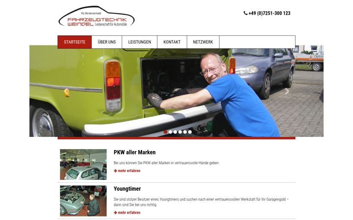 Screenshot von fahrzeugtechnik-weindel.de