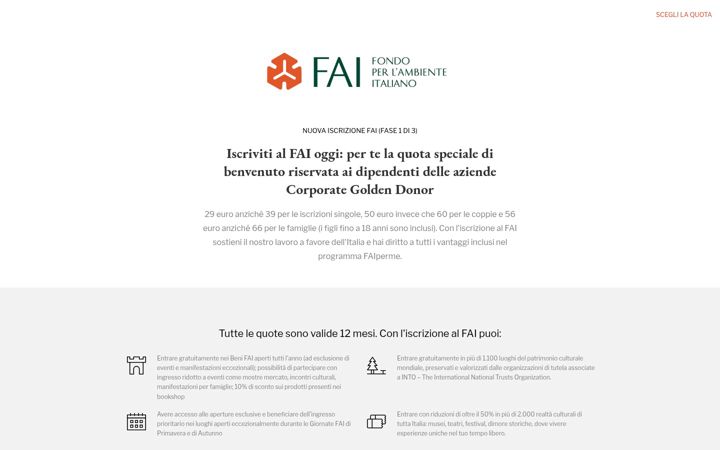 Képernyőkép: faicorporate.it