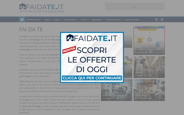 Screenshot of faidate.it