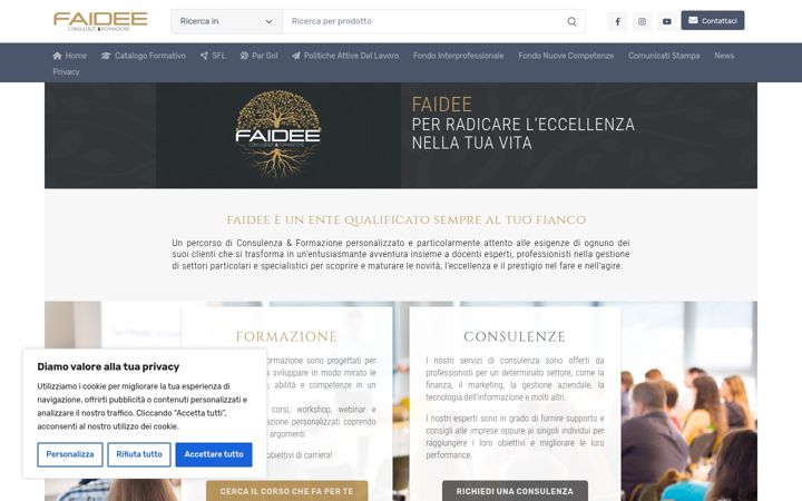 Screenshot of faidee.it