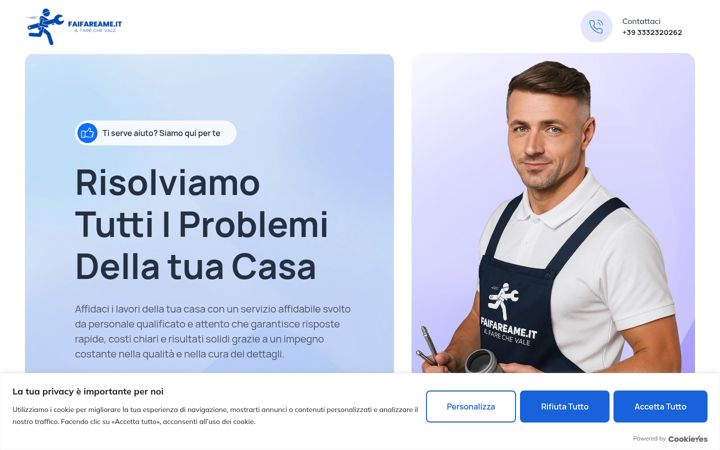 Screenshot of faifareame.it