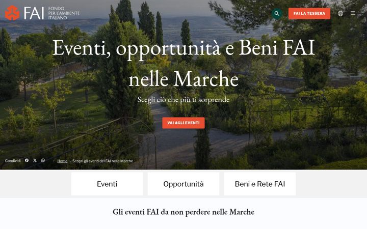 Screenshot di faimarche.it