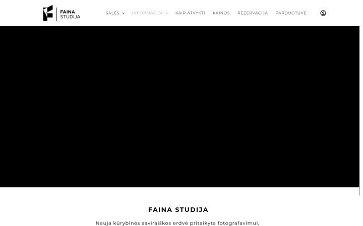 Snímek obrazovky fainastudija.lt