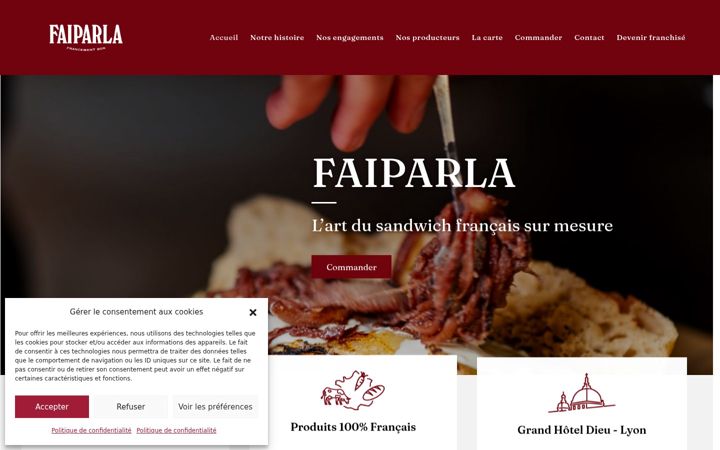 Screenshot of faiparla.fr