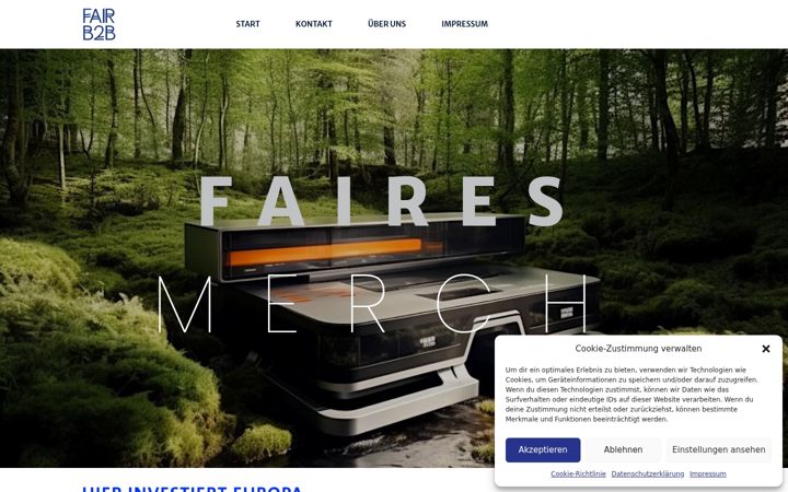 Screenshot of fair-b2b.de