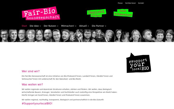 Screenshot von fair-bio-genossenschaft.de