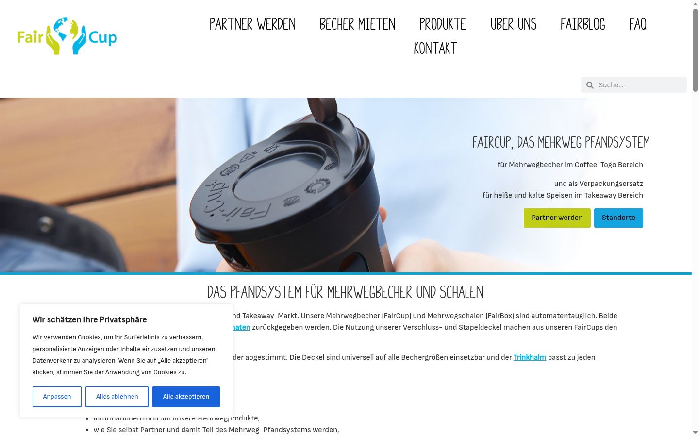 Sutikimo reklamjuostės, rodytos prieš bet kokią sąveiką, ekrano kopija