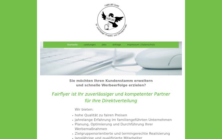Kuvakaappaus sivustosta fair-flyer.de