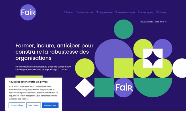 Screenshot of fair-formations.com