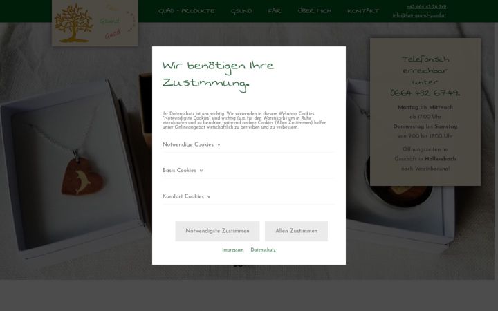 Screenshot of fair-gsund-guad.at