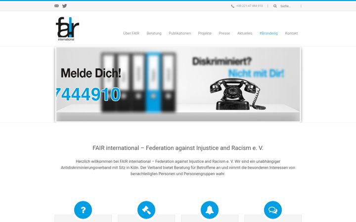 Screenshot of fair-int.de
