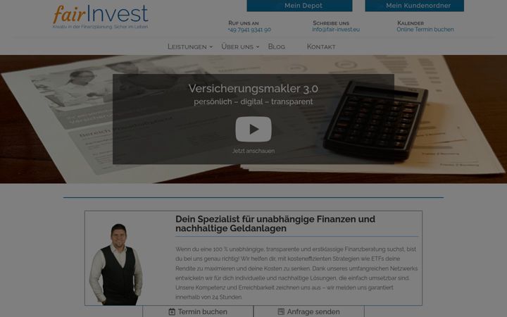 Screenshot of fair-invest.eu