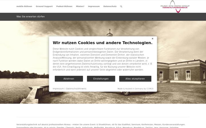 Screenshot von fairanstaltungsbuehnen.de