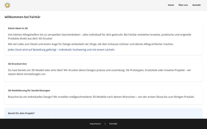 Screenshot of fairbaer.de