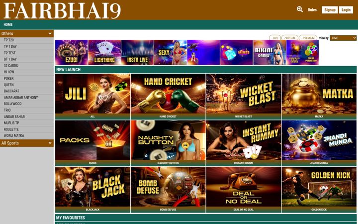 Screenshot of fairbhai9.com