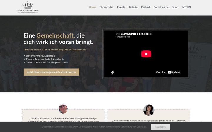 Screenshot of fairbusinessclub.de